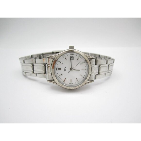 Women TFX by Bulova Quartz WR Analog 26mm Round Watch (H870) "New Battery" - Picture 7 of 10